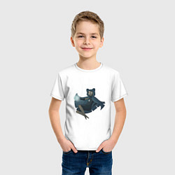 Футболка хлопковая детская Yugo skykid from Sky: children of the light, цвет: белый — фото 2