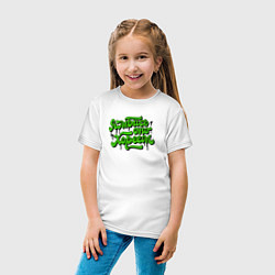 Футболка хлопковая детская Ямбись оно хореем, цвет: белый — фото 2