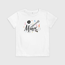 Детская футболка Guitar style