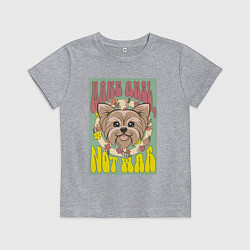 Детская футболка Винтажный йорк пацифист