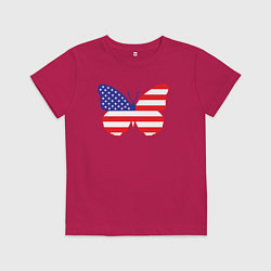 Детская футболка Американская бабочка