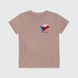 Детская футболка Im Czech - motto