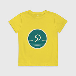 Футболка хлопковая детская Настроение голоден, цвет: желтый