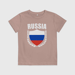 Детская футболка Russian flag