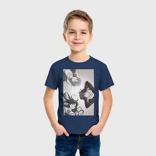 Детская футболка Бездомный бог Хиёри Ики / Тёмно-синий – фото 3