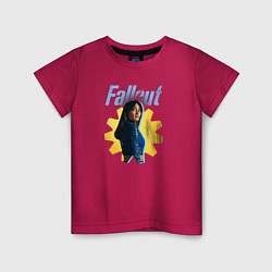 Футболка хлопковая детская Lucy - Fallout, цвет: маджента