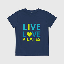 Детская футболка Пилатес - любовь