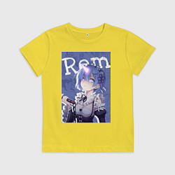 Детская футболка Рем близняшка горничная