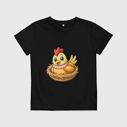 Детская футболка Курица в гнезде