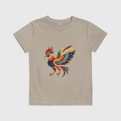 Детская футболка Грозный петух готов к бою