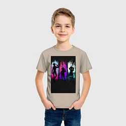 Футболка хлопковая детская Семь смертных грехов Кинг, цвет: миндальный — фото 2