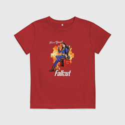 Детская футболка Nuka Cola and Lucy MacLean Fallout