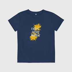 Детская футболка Наслаждайся каждым моментом жизни