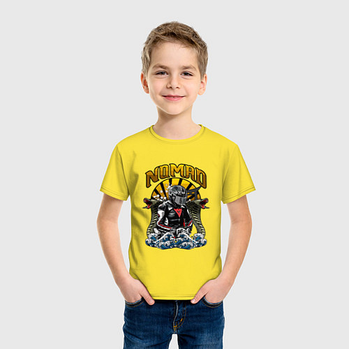 Детская футболка Кочевник / Желтый – фото 3