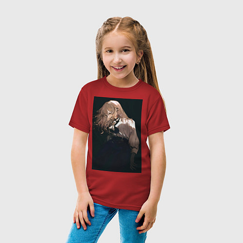 Детская футболка Ведьма и чудовище Гидо / Красный – фото 4