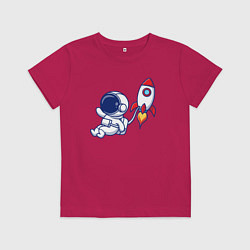Детская футболка В открытом космосе