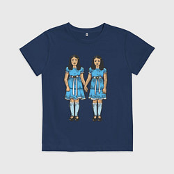 Детская футболка Близняшки сияние