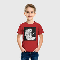 Футболка хлопковая детская Принцесса Сан, цвет: красный — фото 2