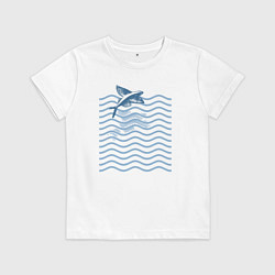 Детская футболка Exocoetidae- летучая рыба