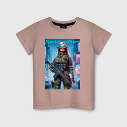 Детская футболка Barbie military - special forces