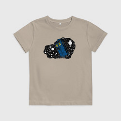 Детская футболка Тардис и звёзды