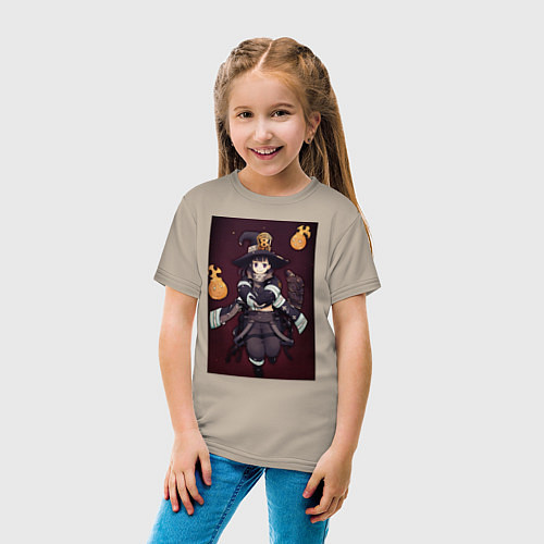 Детская футболка Пламенная бригада пожарных Маки Одзэ / Миндальный – фото 4