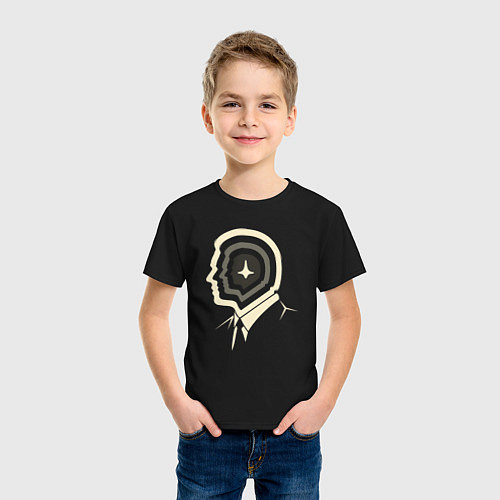 Детская футболка Дикаприо - Начало / Черный – фото 3