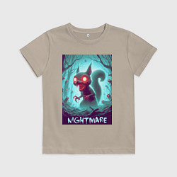 Детская футболка Terrible squirrel - nightmare