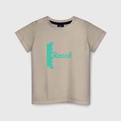 Футболка хлопковая детская Recoil - Alan from depeche mode project, цвет: миндальный