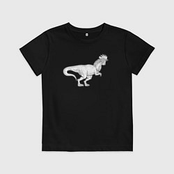 Детская футболка Петух динозавр