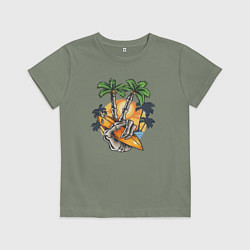 Детская футболка Победа в сёрфинге