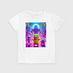 Детская футболка Monster Pikachu - halloween fantasy