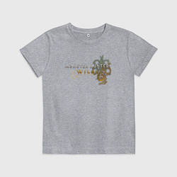Детская футболка Monster hunter wilds logo