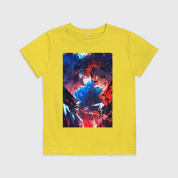 Детская футболка Магическая битва Сатору Годзё Сукуна Рёмэн