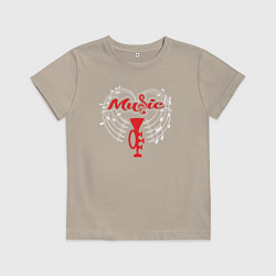 Детская футболка Music jazz style