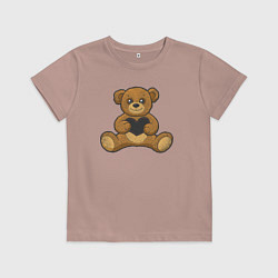 Детская футболка Мишутка и сердце