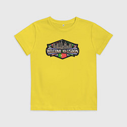 Детская футболка Добро пожаловать в Лиссабон