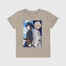 Детская футболка Последний Серафим Микаэла Хякуя