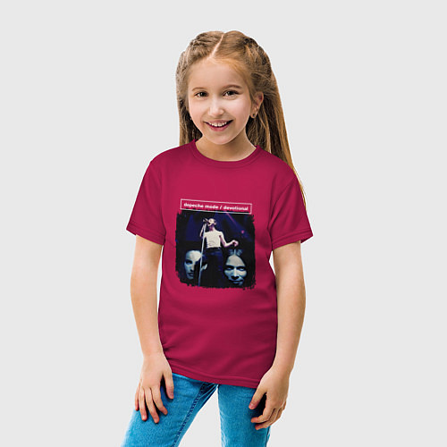 Детская футболка Depeche Mode - Devotional in your room / Маджента – фото 4