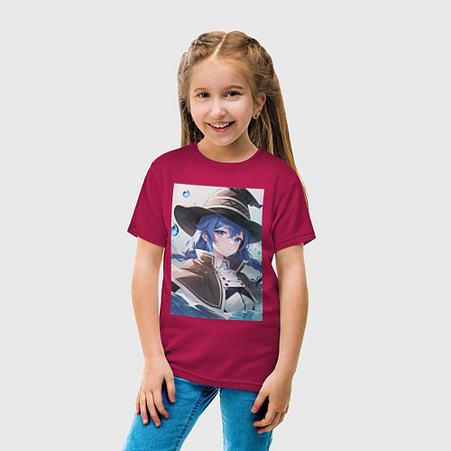 Детская футболка Реинкарнация безработного Рокси Мигурд / Маджента – фото 4