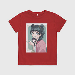 Детская футболка Монолог фармацевта Маомао чиби