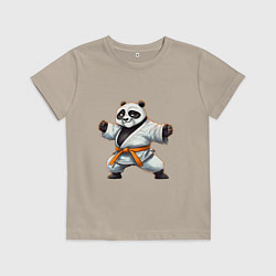 Детская футболка Кунгфу панда По каратист