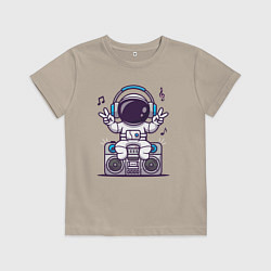 Детская футболка Music spaceman