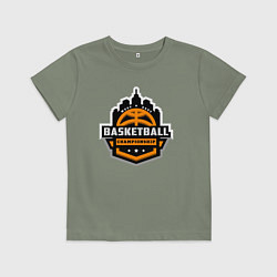 Детская футболка Championship basketball