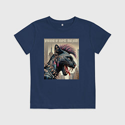 Детская футболка Cool panther - punks not dead