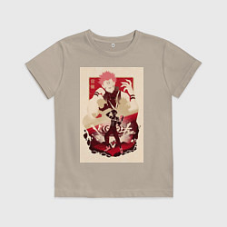 Детская футболка Магическая битва Сукуна Рёмэн король арт