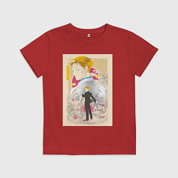 Детская футболка Магическая битва Кэнто Нанами офисный рабочий