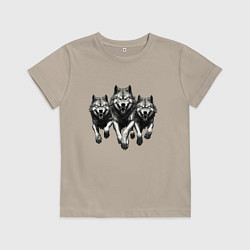 Детская футболка Бегущие волки