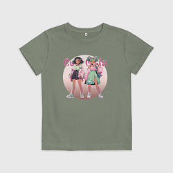 Детская футболка Крутые девочки на подиуме