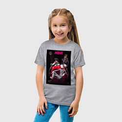 Футболка хлопковая детская Нана Осаки группа, цвет: меланж — фото 2
